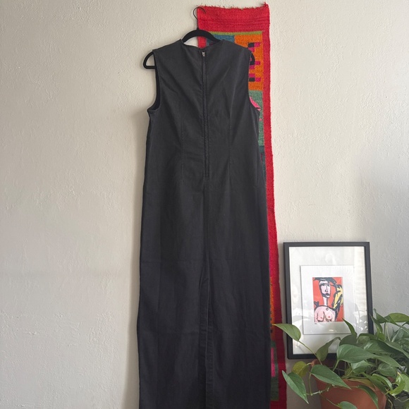 Reformation Kendi Denim Midi Dress | US 14 - Picture 4 of 4